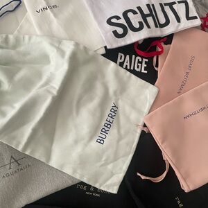 ✨Burberry, Vince, Stuart Weitzman, Rag & Bone, Paige, Schutz, Aquatalia dustbags